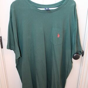 Men’s US Polo green t shirt.